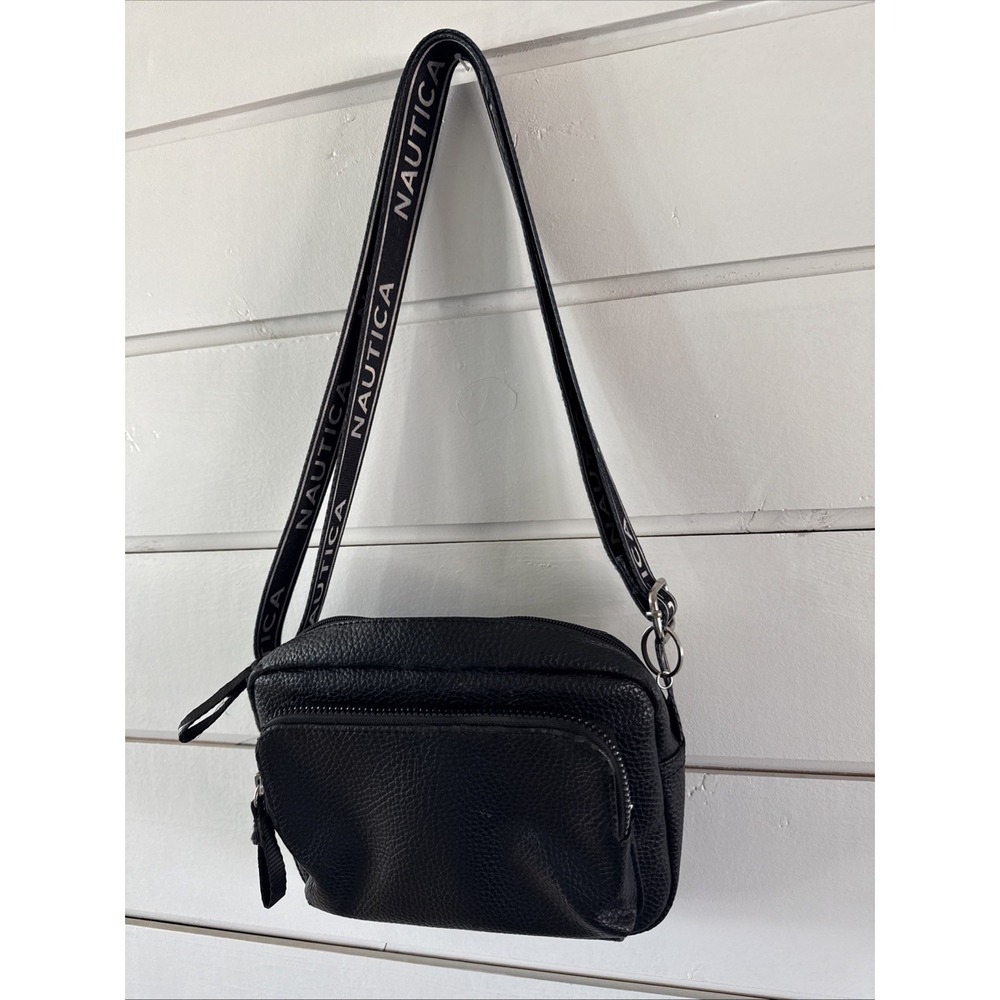 Nautica Women's Black Crossbody/Belt‎ Bag One Size MSRP: $68 GW995